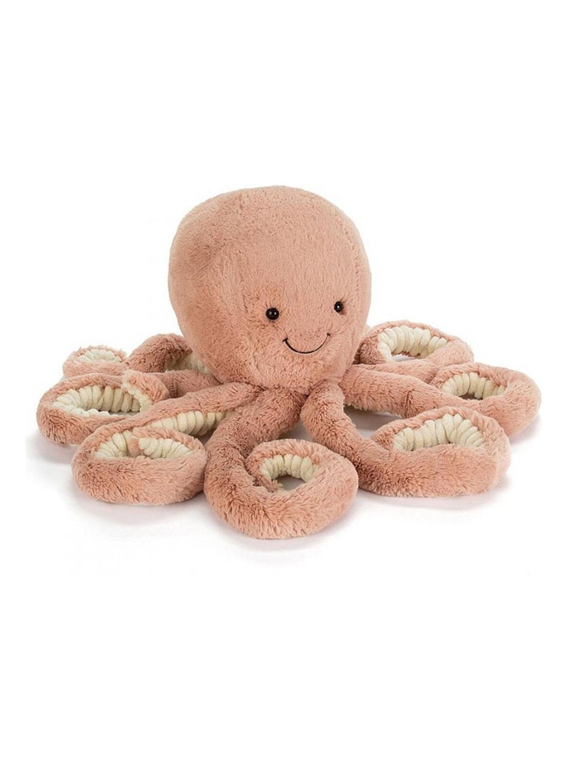 Peluche Odell Octopus Little - L: 11 cm x l : 11 cm x H: 23 cm Blanc - Kiabi