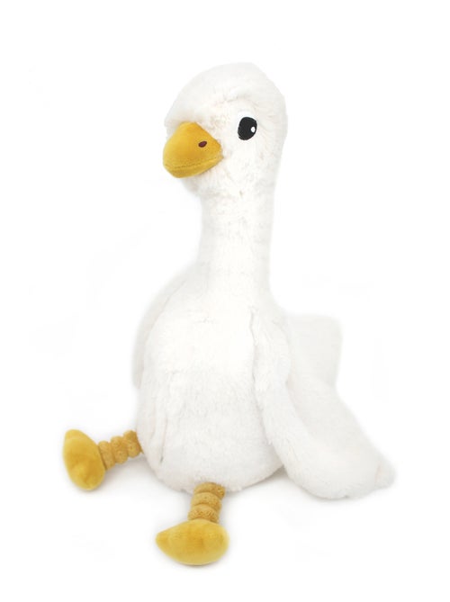 Peluche oie maman et son bébé blanc - Kiabi