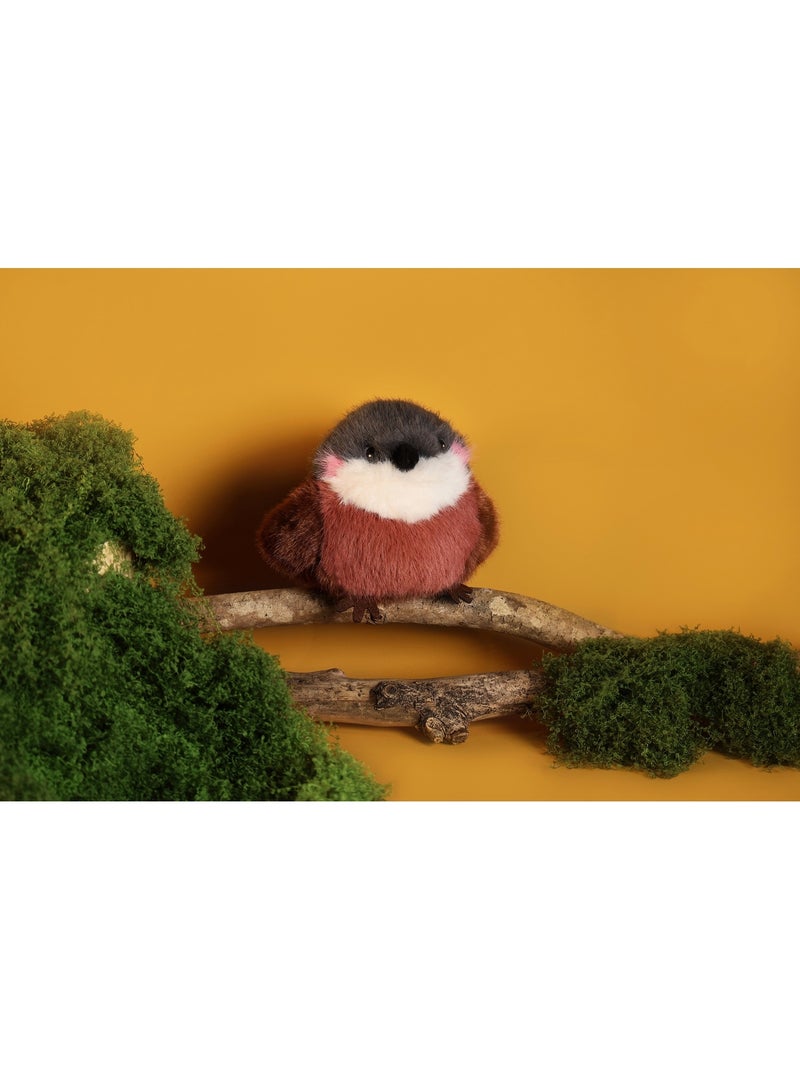 Peluche oiseau Les Cui-Cui Paradis 15 cm Marron - Kiabi
