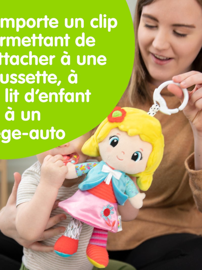 Peluche olivia mon amie à clip pour landau et poussette Multicolore - Kiabi