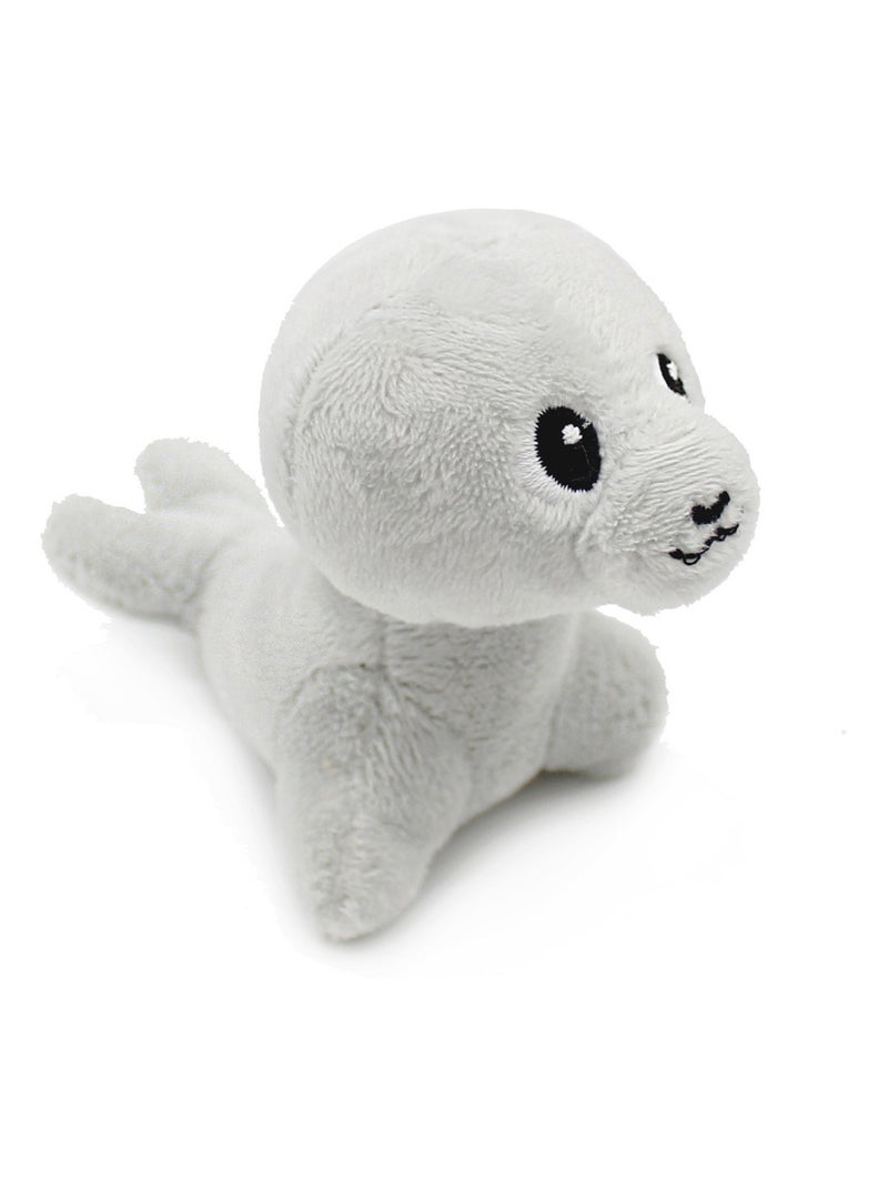 Peluche otarie maman et son bébé gris Gris - Kiabi