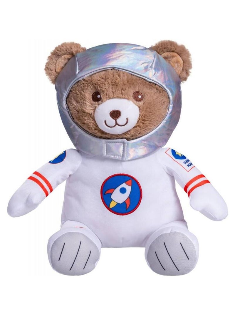 Peluche Ours Astronaute- Gaston Astronaute Blanc Marron - Kiabi
