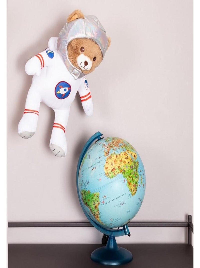 Peluche Ours Astronaute- Gaston Astronaute Blanc Marron - Kiabi