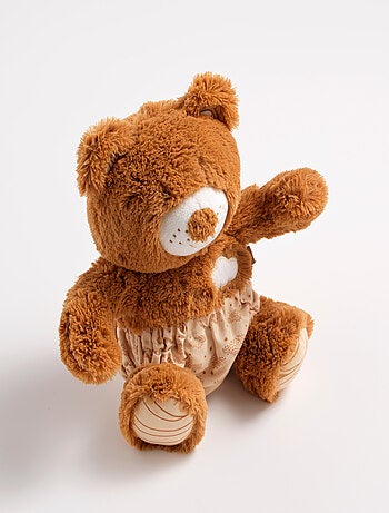 Peluche ours avec détails brodés -