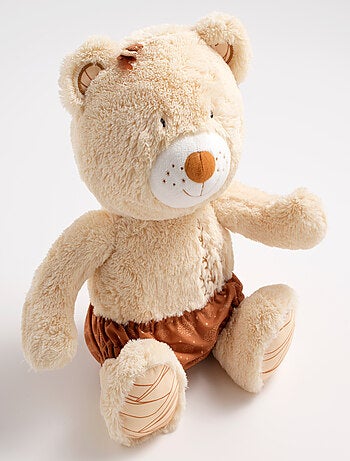 Peluche ours avec détails brodés - SAUTHON