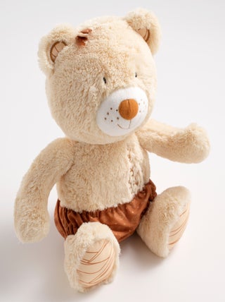 Peluche ours avec détails brodés - SAUTHON