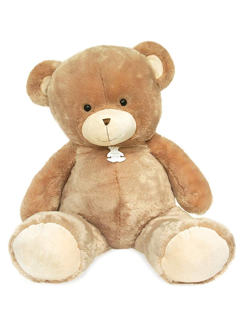 Peluche Ours Bellydou 110 cm Marron - Kiabi