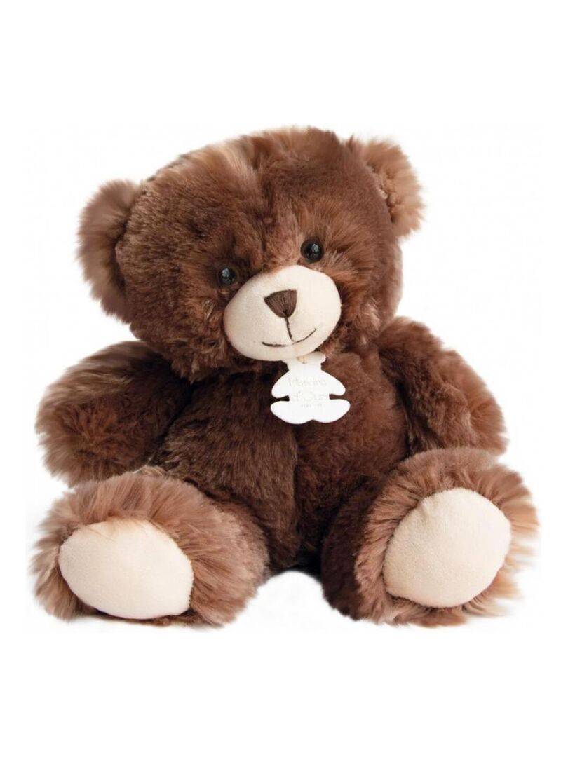 Peluche ours Bellydou marron (30 cm) Marron - Kiabi