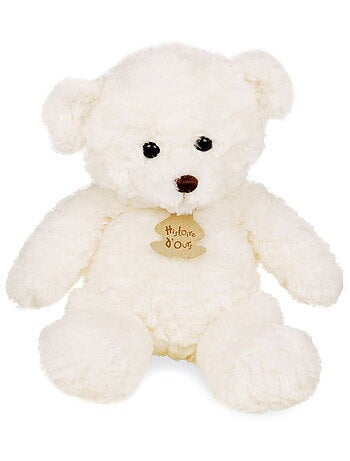 Peluche Ours Câlin crème 21 cm