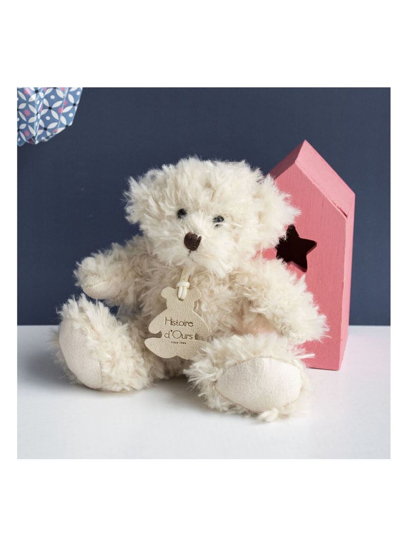 Peluche Ours Câlin crème 21 cm Beige - Kiabi
