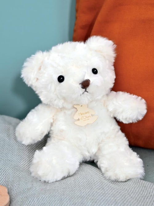 Peluche Ours Câlin crème 21 cm - Kiabi