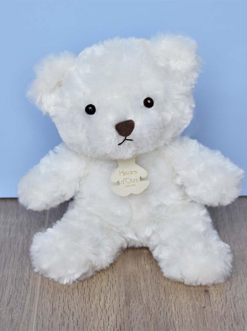 Peluche Ours Câlin crème 21 cm - Kiabi
