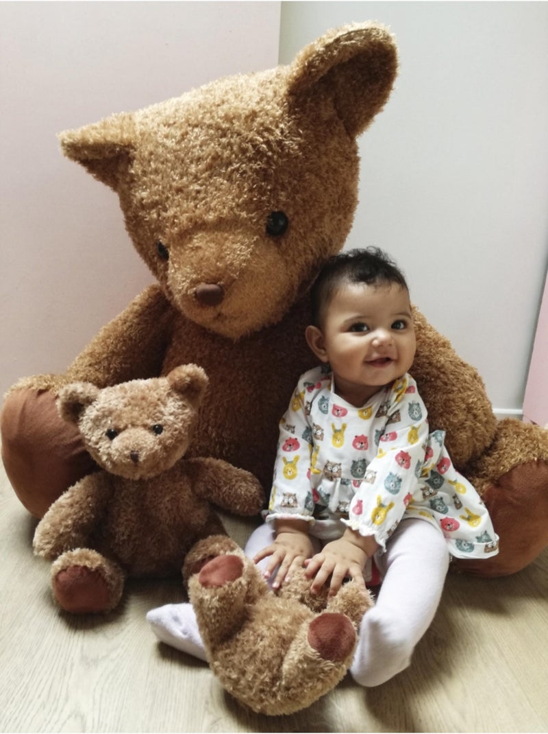 Peluche ours martin extra grand Marron - Kiabi