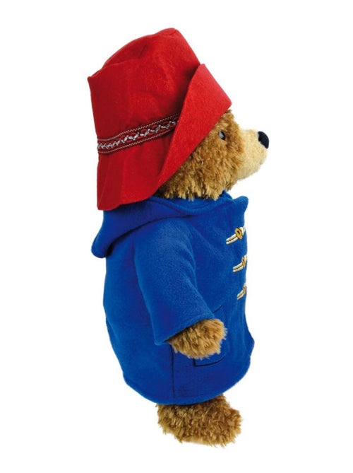 Peluche ours Paddington chapeau rouge et duffel-coat bleu - Haut 45 cm - Kiabi