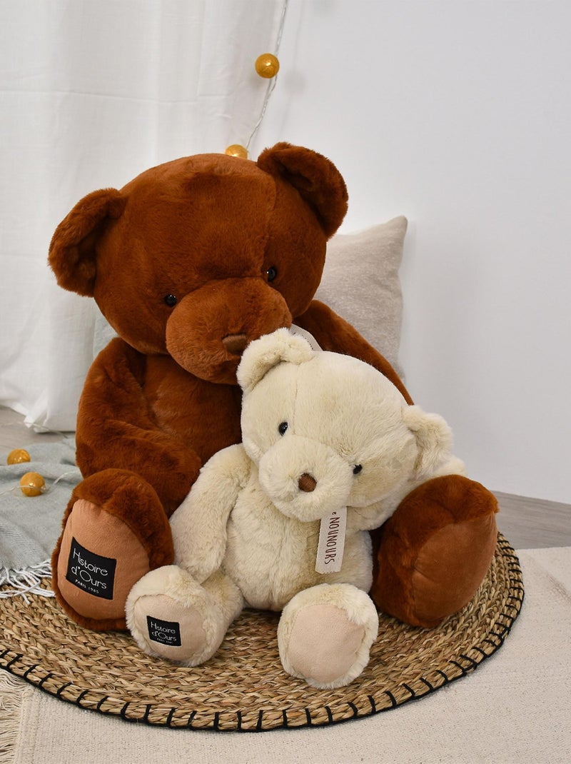 Peluche ours polyester collection LE NOUNOURS Jaune clair - Kiabi