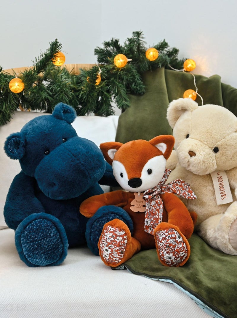 Peluche ours polyester collection LE NOUNOURS Jaune clair - Kiabi