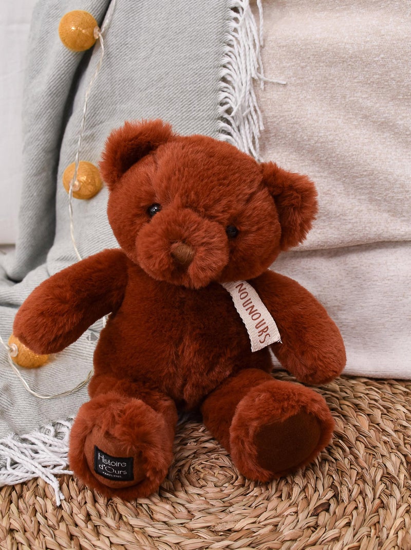 Peluche ours polyester collection LE NOUNOURS Marron chocolat - Kiabi