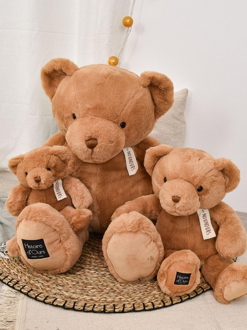 Peluche ours polyester collection LE NOUNOURS Marron noisette - Kiabi
