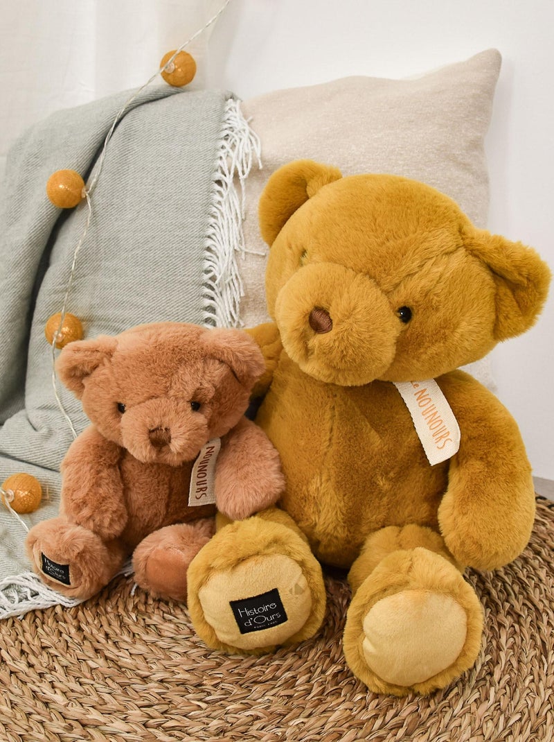 Peluche ours polyester collection LE NOUNOURS Marron noisette - Kiabi
