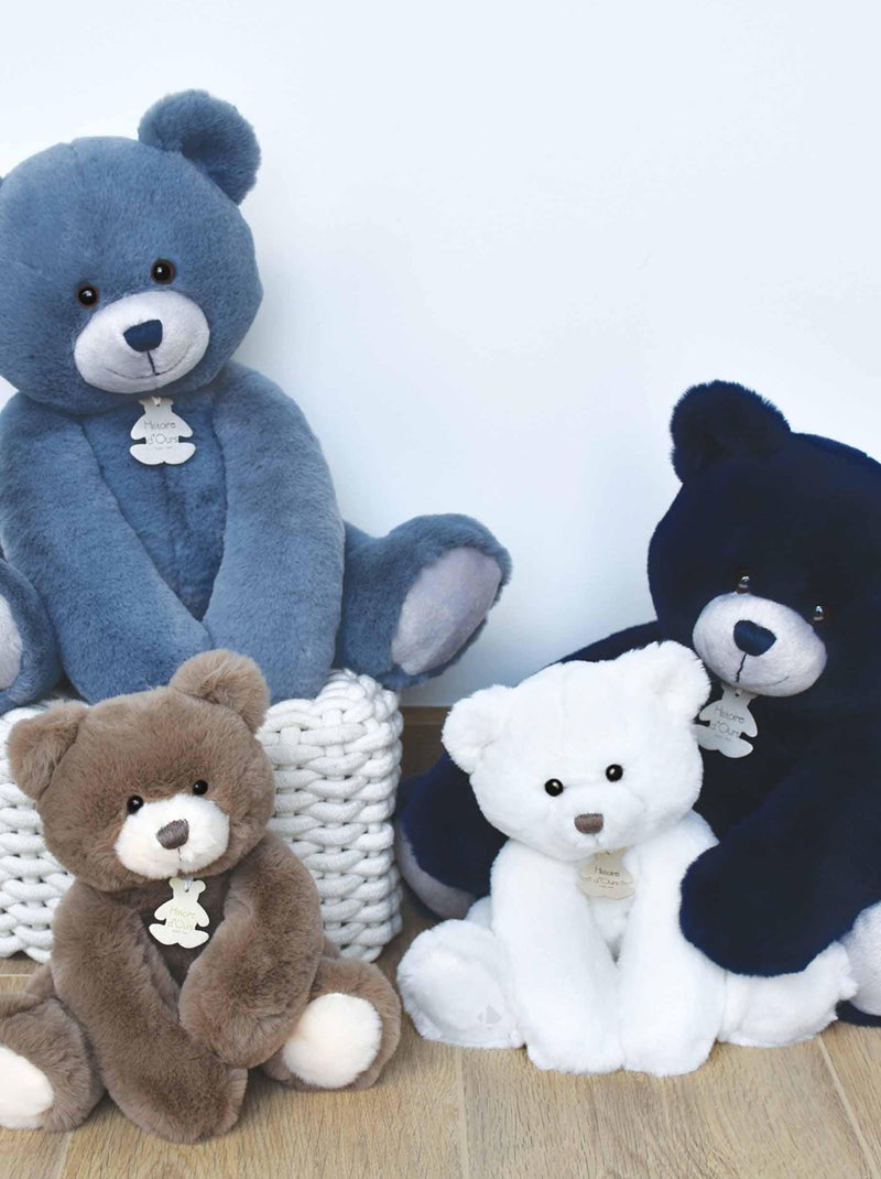 Peluche ours polyester collection OSCAR Gris taupe - Kiabi