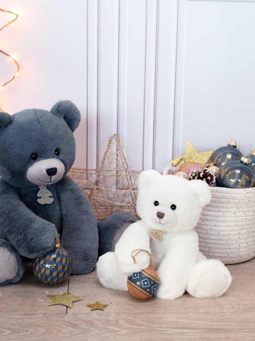 Peluche ours polyester collection OSCAR - Kiabi