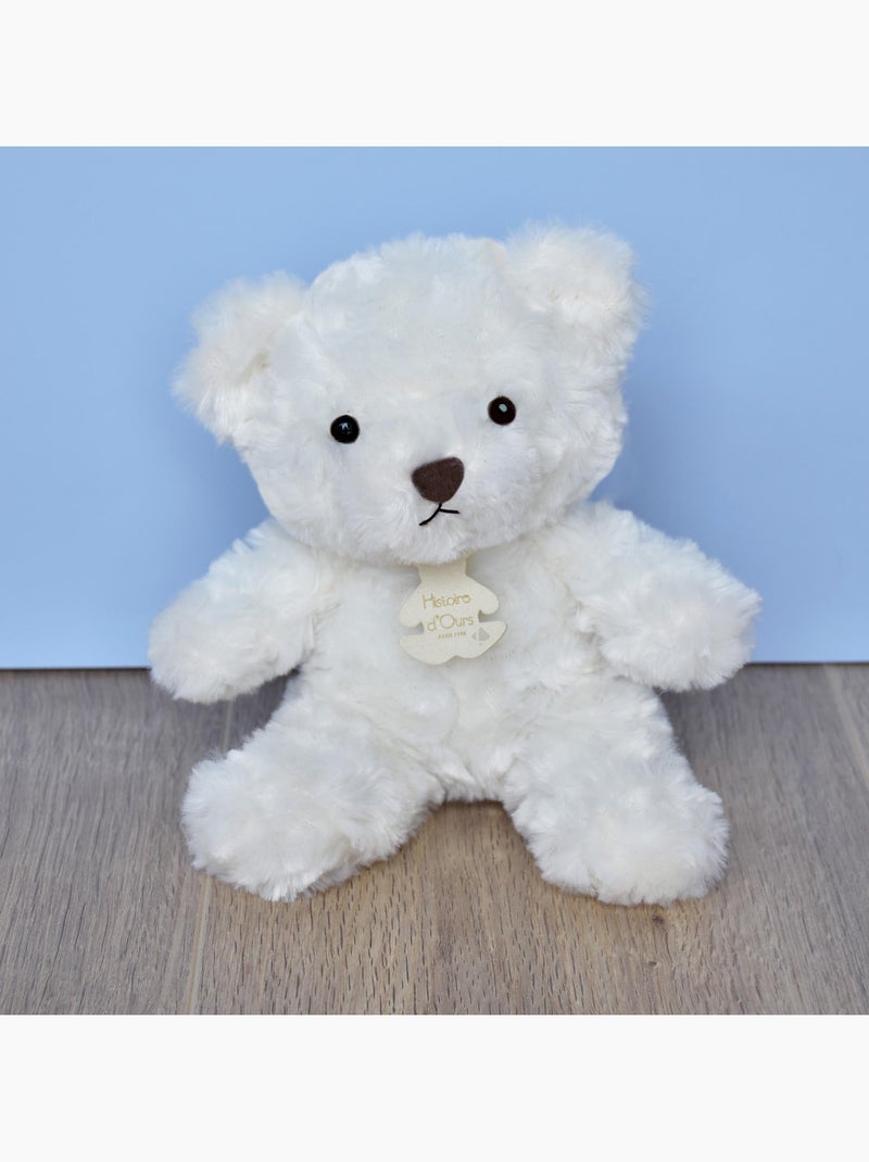 Peluche ours polyester collection OURS VINTAGE Blanc - Kiabi