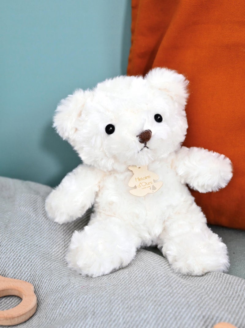 Peluche ours polyester collection OURS VINTAGE Ivoire - Kiabi