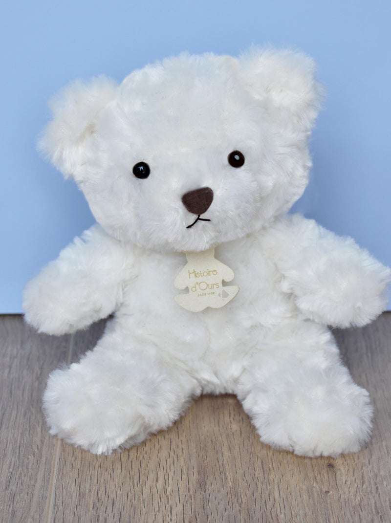 Peluche ours polyester collection OURS VINTAGE Ivoire - Kiabi