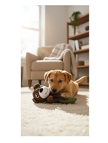 Peluche ours pour chien