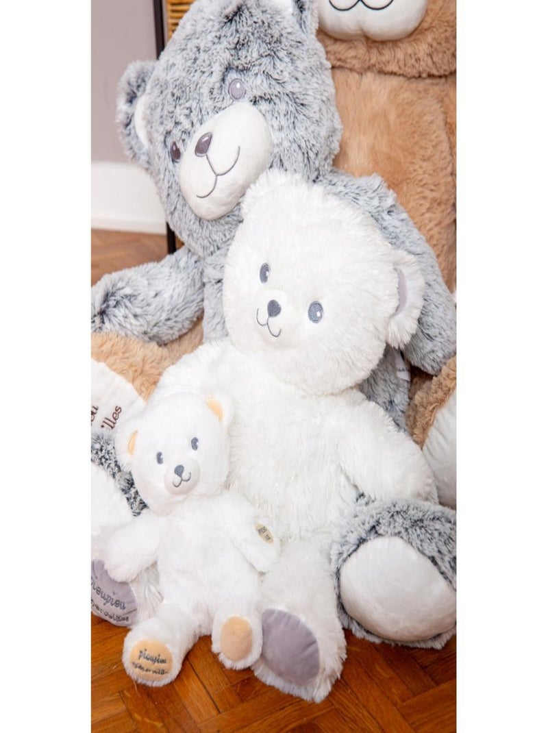 Peluche Ourson Lumineux Gaston Blanc - Kiabi