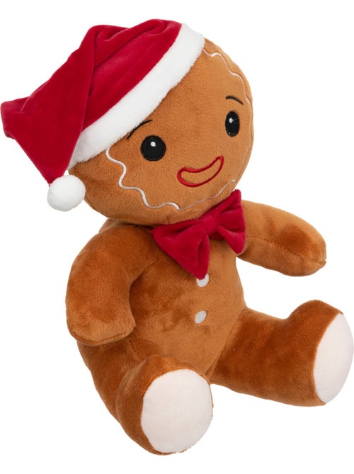 Peluche pain d'épice bonnet 25cm - Kiabi