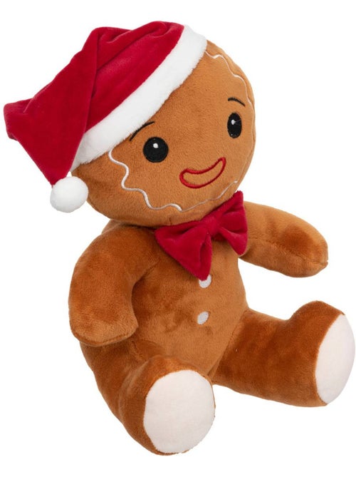 Peluche pain d'épice bonnet 25cm - Kiabi