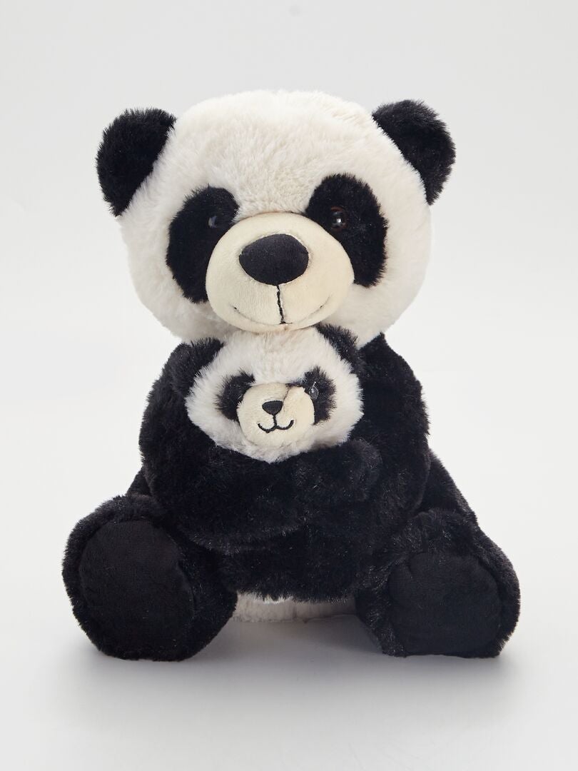 Peluche 'panda' et son bébé