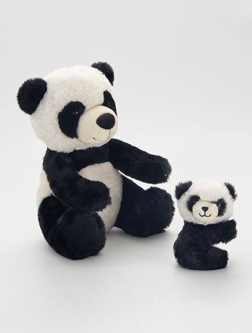 Animal en peluche Doudou et Compagnie So Chic Panda Noir 25 cm