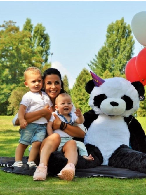 Peluche Panda Géant 130 cm - Doux et Moelleux - Câlins Réconfortants - Bananair - Kiabi