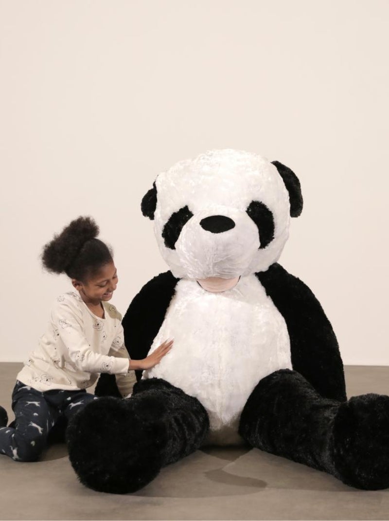 Peluche Panda Géant 200 cm - Doux et Moelleux - Câlins Réconfortants - Bananair Blanc Noir - Kiabi
