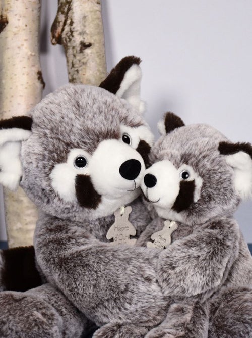 Peluche Panda marron Sweety Mousse 25 cm - Kiabi
