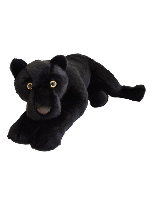 Peluche panthère noire allongée 65 cm - Kiabi