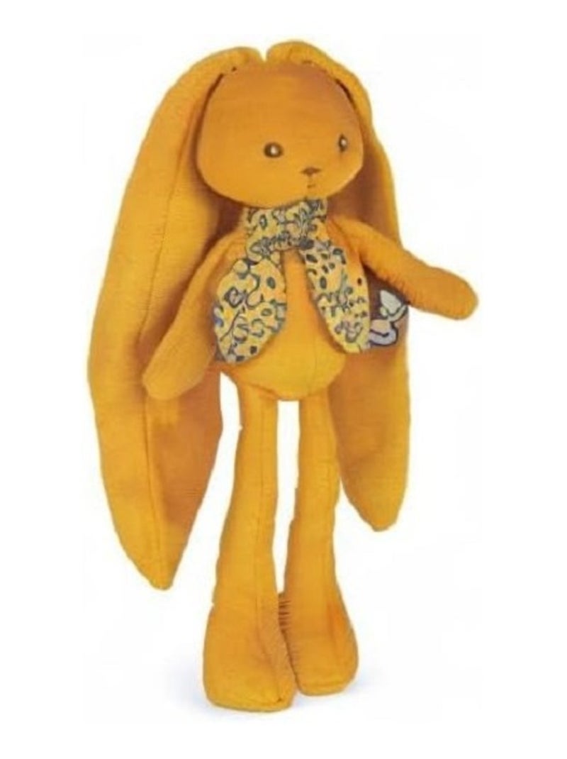 Peluche pantin lapin 25 cm Jaune - Kiabi
