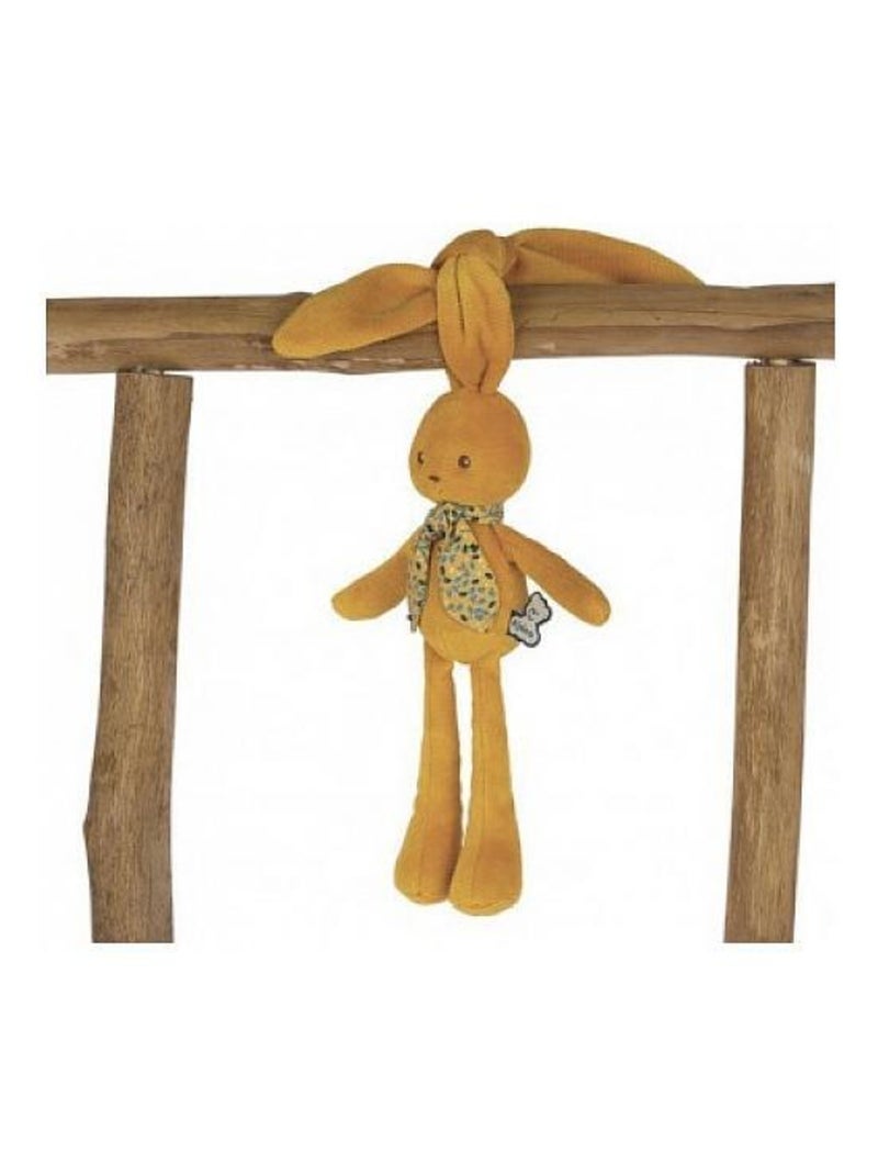 Peluche pantin lapin 25 cm Jaune - Kiabi