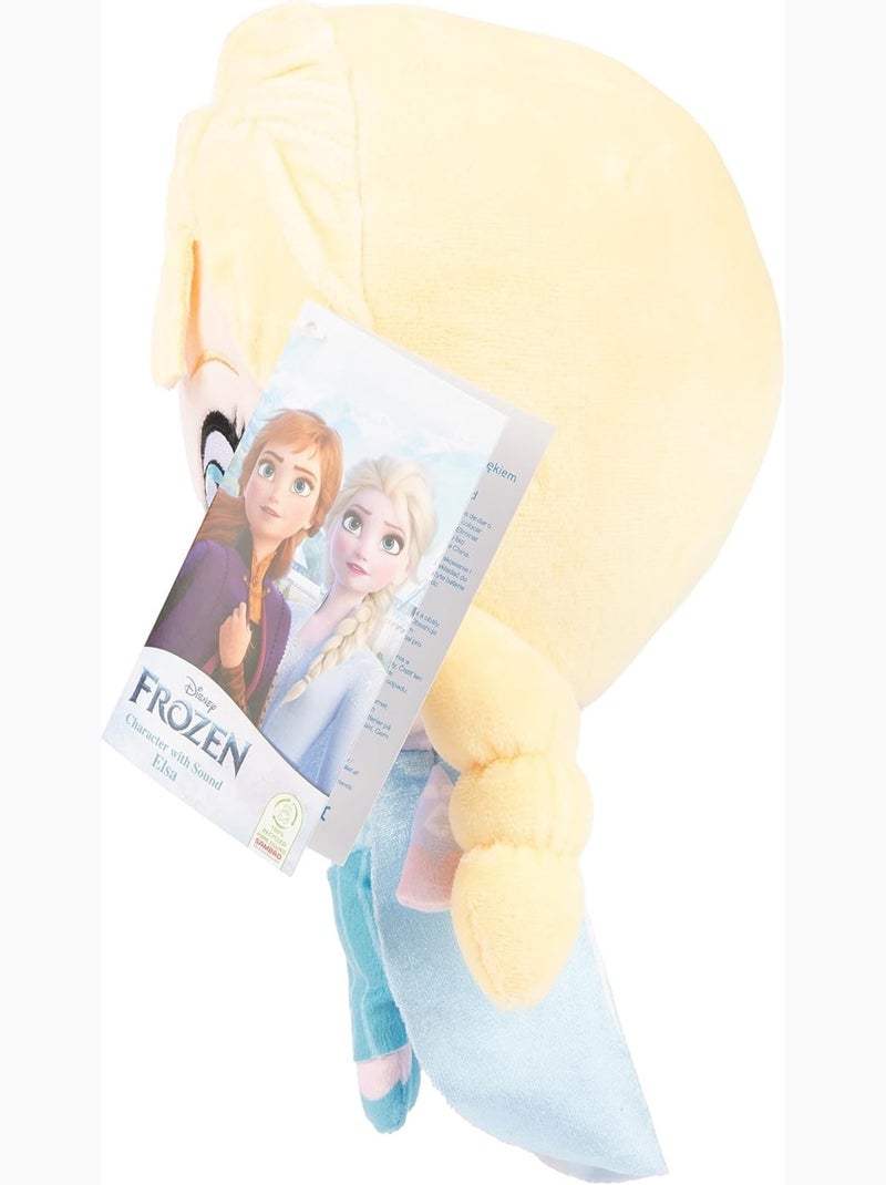 Peluche parlante Elsa 25 cm La Reine des Neiges Bleu - Kiabi