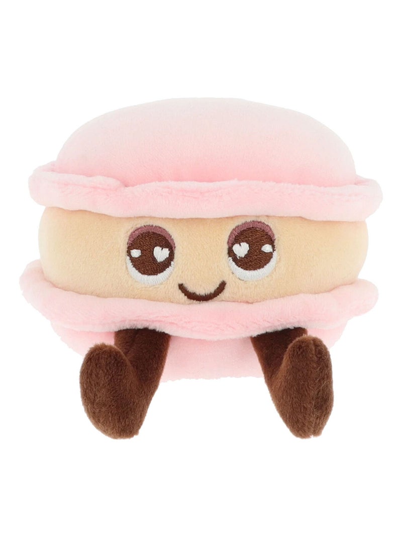 Peluche Pâtisserie Parfumée  Macaron Fraise Rose - Kiabi