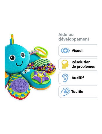 Peluche pieuvre multi-activités