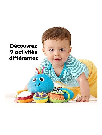 Peluche pieuvre multi-activités