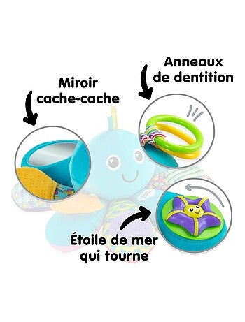 Peluche pieuvre multi-activités