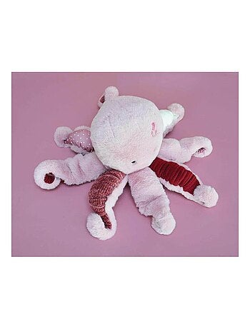 Peluche pieuvre rose