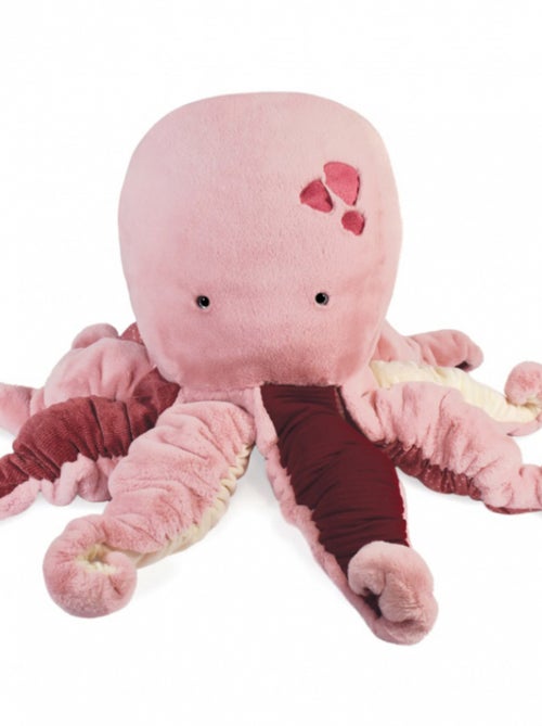 Peluche Pieuvre rose XXL - Kiabi