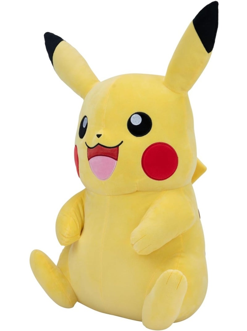 Peluche Pikachu 60cm Jaune - Kiabi