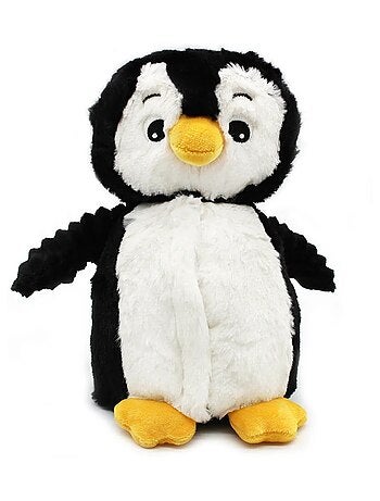 Peluche pingouin maman et son bébé noir