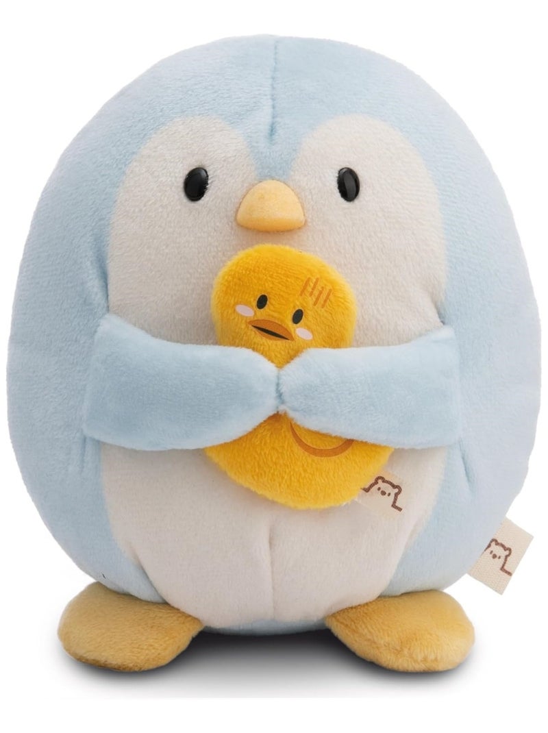 Peluche Pingouin Waddle 27 cm Bleu - Kiabi